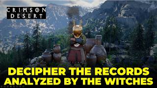 Decipher the Records Analyzed by the Witches | Wings of Iron | Crimson Desert