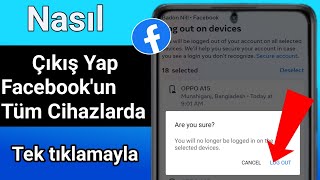 Tüm Cihazlarda Facebook'tan Nasıl Çıkış Yapılır?