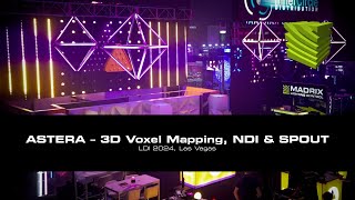 MADRIX @ ASTERA booth at LDI 2024 | 3D Voxel Mapping, NDI \u0026 SPOUT