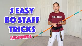 Easy Bo Staff Tricks for Beginners | Taekwondo, Karate, Martial Arts