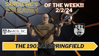 Our Firearm of the week for 2/2/24 is the Springfield 1903A3 rifle