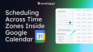 Scheduling Across Time Zones Inside Google Calendar | Overlappr