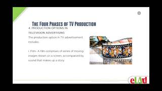 FOUR PHASES OF TV ADV PRODUCTION