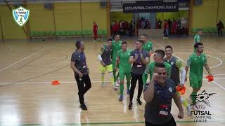 UEFA Futsal Liga šampiona I kolo Loznica Grad - Mostar 2:1 highlights + izjave posle meča