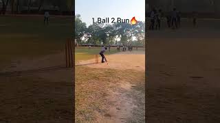 1 Ball 2 Run 🔥🔥🔥#cricket