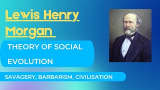 Morgan theory of social Evolution Sociology|| Savagery, Barbarism, Civilisation||Lewis Henry Morgan