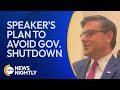 Speaker Mike Johnson's Plan to Avoid Government Shutdown Includes Voter Bill | EWTN News Nightly