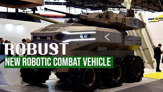 Israeli Unveils ROBUST Medium Robotic Combat Vehicle