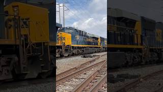 CSX Baltimore \u0026 Ohio at Haverstraw + a KCS SD70ACe #heritageunit #train #csx #railfan #railroad #kcs