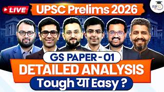 UPSC PRELIMS 2026 | GS Paper 1 | UPSC PRELIMS ANALYSIS | UPSC PRELIMS Review | Answer Key & Cutoff