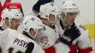 Aleksander Barkov scores off Pysyk's dish