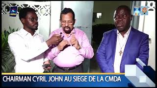 VISITE DU CHAIRMAN AU SIEGE DE LA CMDA