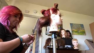 Bouffant hairstyle Paul Mitchell Student