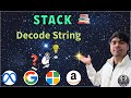 LeetCode 394 | Decode String | Stack + Recursion Python Tutorial | AlgoYogi