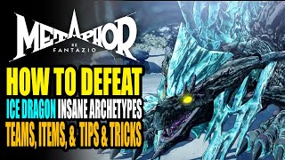 Metaphor: ReFantazio How to Beat the Ice Dragon and Powerful Archetype Teams Tips \u0026 Tricks