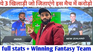 IND Vs NZ Dream11 team| IND Vs NZ Dream11 Team Prediction today | IND Vs NZ Dream11 Preview||