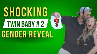 SHOCKING Gender Reveal for Twin Baby #2! (Raw Reactions) #pregnancy #genderrevea