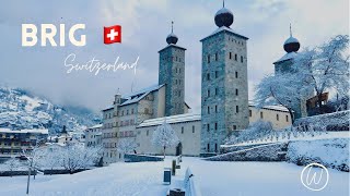 🇨🇭Brig - Switzerland 4k Walking Tour through Old Town