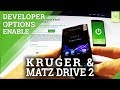 How to Access Developer Options in KRUGER & MATZ Drive 2