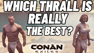 Dalinsia Snowhunter or named Volcano Fighter thrall? Which one is really the best! - Conan Exiles