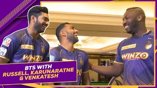 Behind the Scenes Funny Moments ft. Andre Russell, Chamika Karunaratne \u0026 Venkatesh Iyer