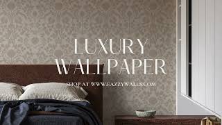 Transform Your Home with Luxury Wallpaper | Stunning Peel \u0026 Stick Wallpaper Designs by EazzyWalls