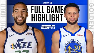 Utah Jazz vs. Golden State Warriors [FULL GAME HIGHLIGHTS] | NBA on ESPN