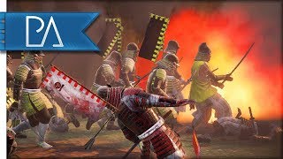 THROUGH FIRE AND FLAME THE SAMURAI CHARGE! - Siege Battle - Total War: Shogun 2