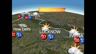 All India Weather Forecast & Warning video based on 08:30 hours IST of 06-01-2021
