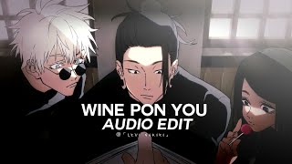 wine pon you - doja cat「edit audio」