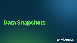 Platform Analytics - Data Snapshots