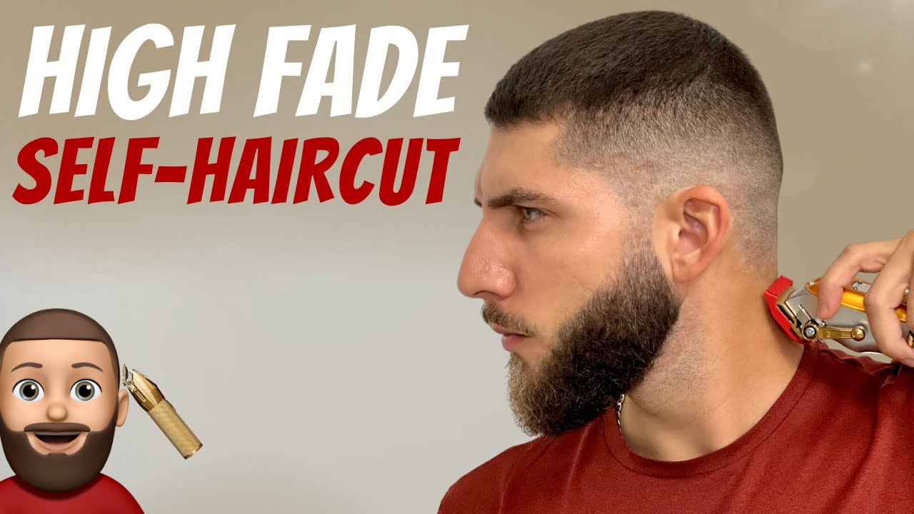 Blurry High Fade Self-Haircut Tutorial | How To Cut Your Own Hair - YouTube