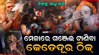 ସାଧୂ ସନ୍ଥମାନେ ଗଞ୍ଜେଇ କାହିଁକି ଟାଣନ୍ତି |Khandagiri Viral Video |Khandagiri Mela |@nirmalyabhakti1