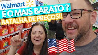 Qual o SUPERMERCADO MAIS BARATO 💵 Começou a BATALHA de PREÇOS pelo WALMART 😍 vai ter o MENOR PREÇO😲