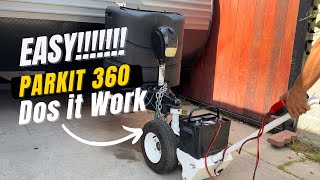 Parkit 360 Electric Dolly the best way to park your trailer or boat EASY!