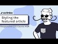 34. Styling the featured article - Responsive CSS Tutorial