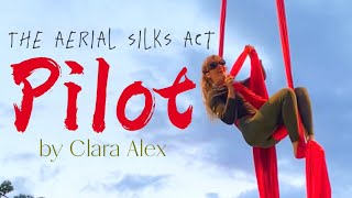 Pilot! |  an Aerial silks act | Montréal Complèment Cirque | by Clara Alex