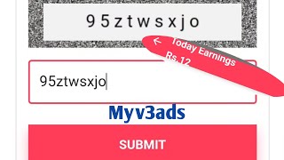 Myv3ads work process //simple earning app @thisisknowledgelab