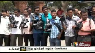 Salem Videographers protest alleging corruption in election contract