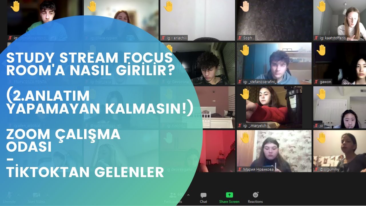 Study Stream Focus Room A Nasıl Girilir 2 Anlatim Yapamayan Kalmasin