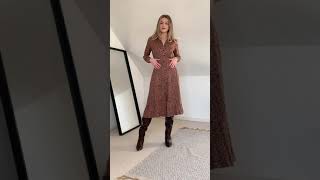 The NEW Dana Shirt Dress in Leopard Print- Styling Video by SlayTwins