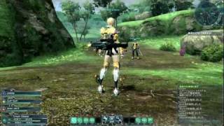 Phantasy Star Online 2 (PSO2 α2) RAmarl Lock-on Gameplay HD 1080p