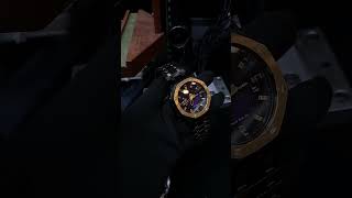 ⚡ Black-Gold Elegance, Unmatched Luxe Style ✨#shortvideo #gshock #shorts #casio