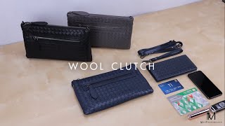 กระเป๋าสะพายหนังแกะ Wool Clutch แบรนด์ Me Phenomenon