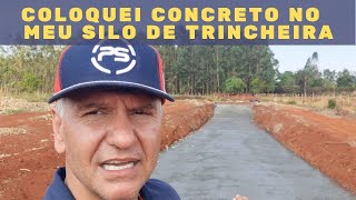 Veja como ficou meu silo de trincheira