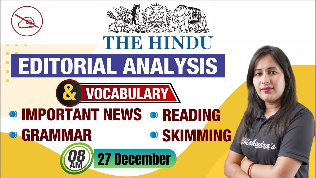 The Hindu Editorial Analysis | The Hindu Analysis Today | The Hindu ...