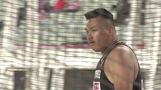 【第106回日本選手権】男子 ハンマー投 決勝3位 ●中川 達斗●