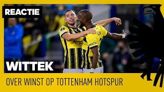 REACTIE | Wittek over stunt tegen Tottenham Hotspur