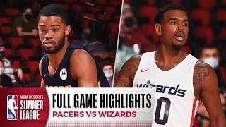 PACERS at WIZARDS | NBA SUMMER LEAGUE | FULL GAME HIGHLIGHTS