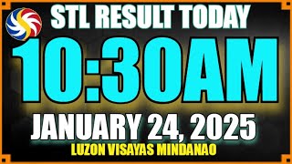 Stl Result Today Draw Live JANUARY 24, 2025 10:30 am Pcso